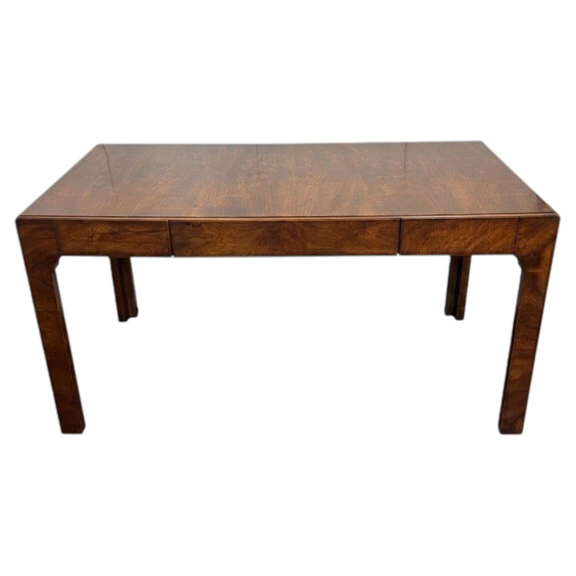 Mid Century Modern Drexel Burl Walnut Writing Desk