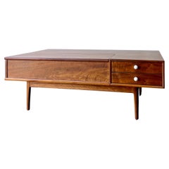 Mid Century Modern Drexel Declaration Coffee Table in Walnut