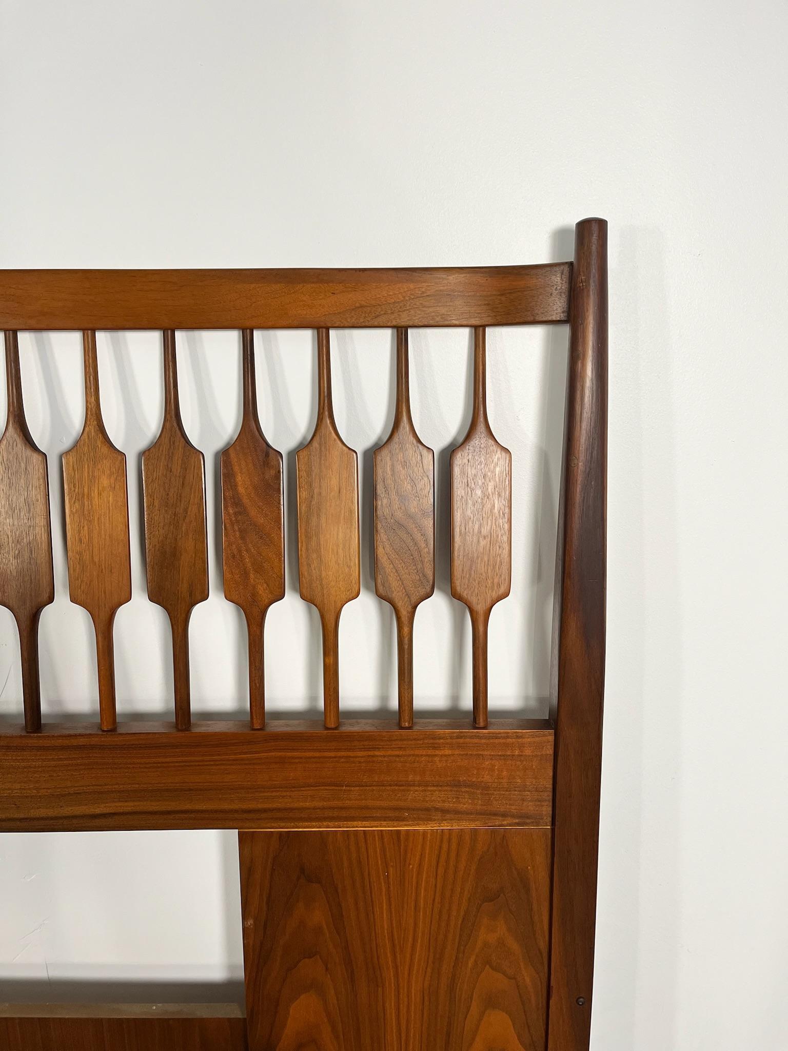 American Mid Century Modern Drexel Declaration King Headboard