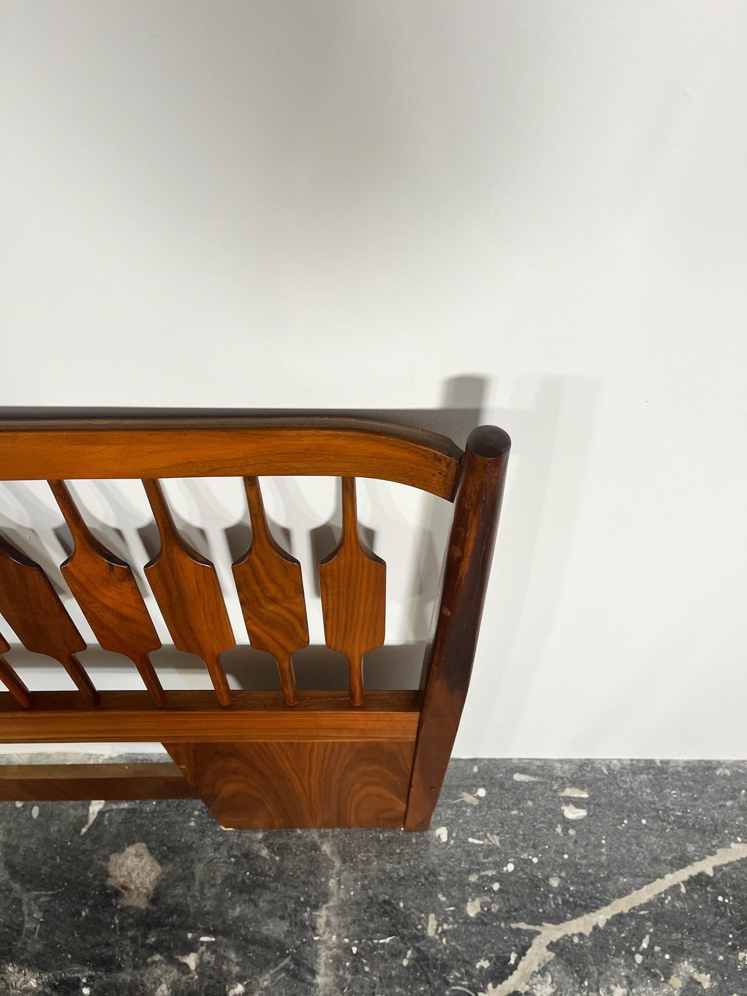 Mid Century Modern Drexel Declaration King Headboard In Good Condition In San Diego, CA