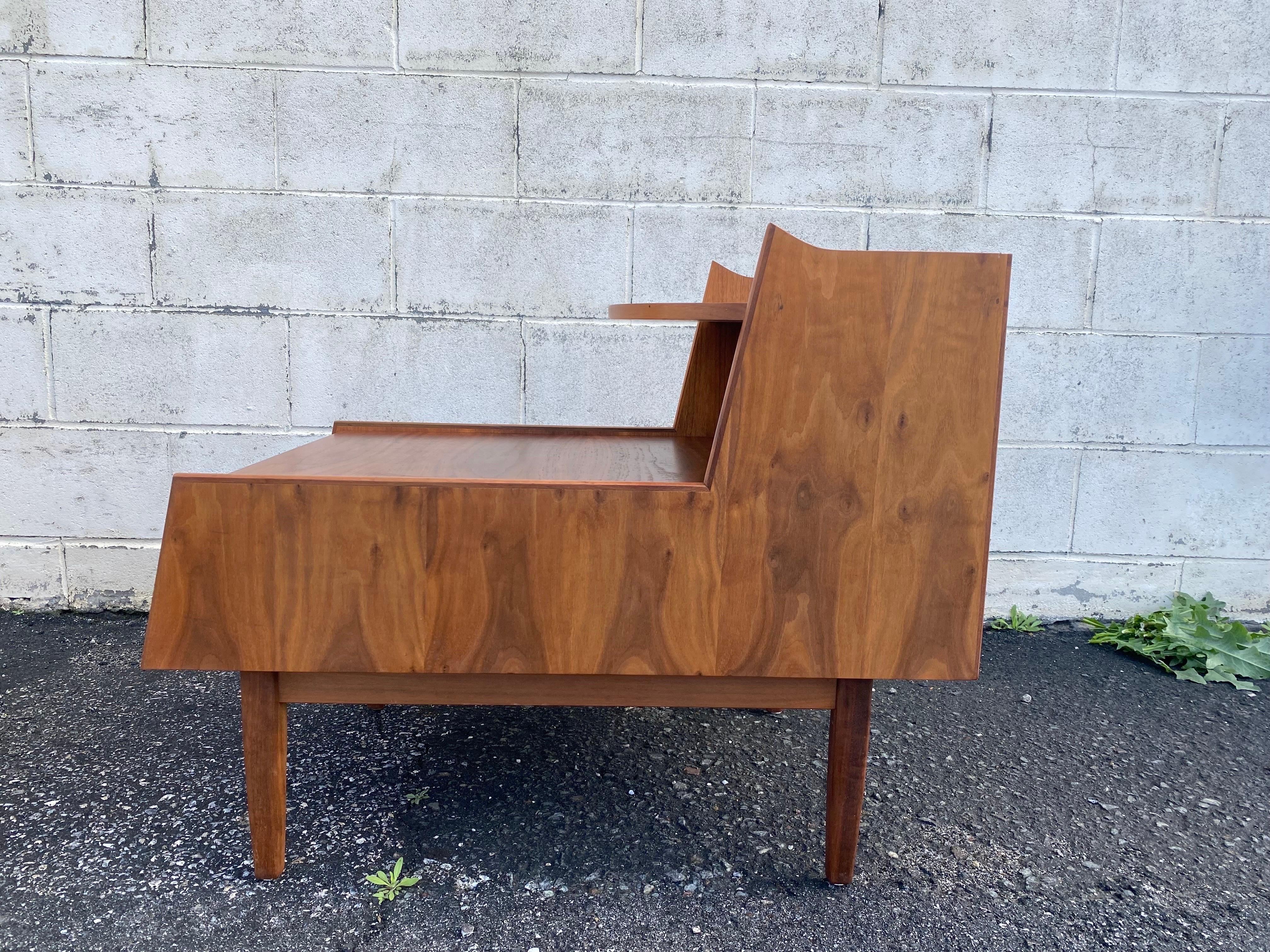 Mid-Century Modern Drexel Declaration Side Tables, a Pair In Good Condition For Sale In San Carlos, CA