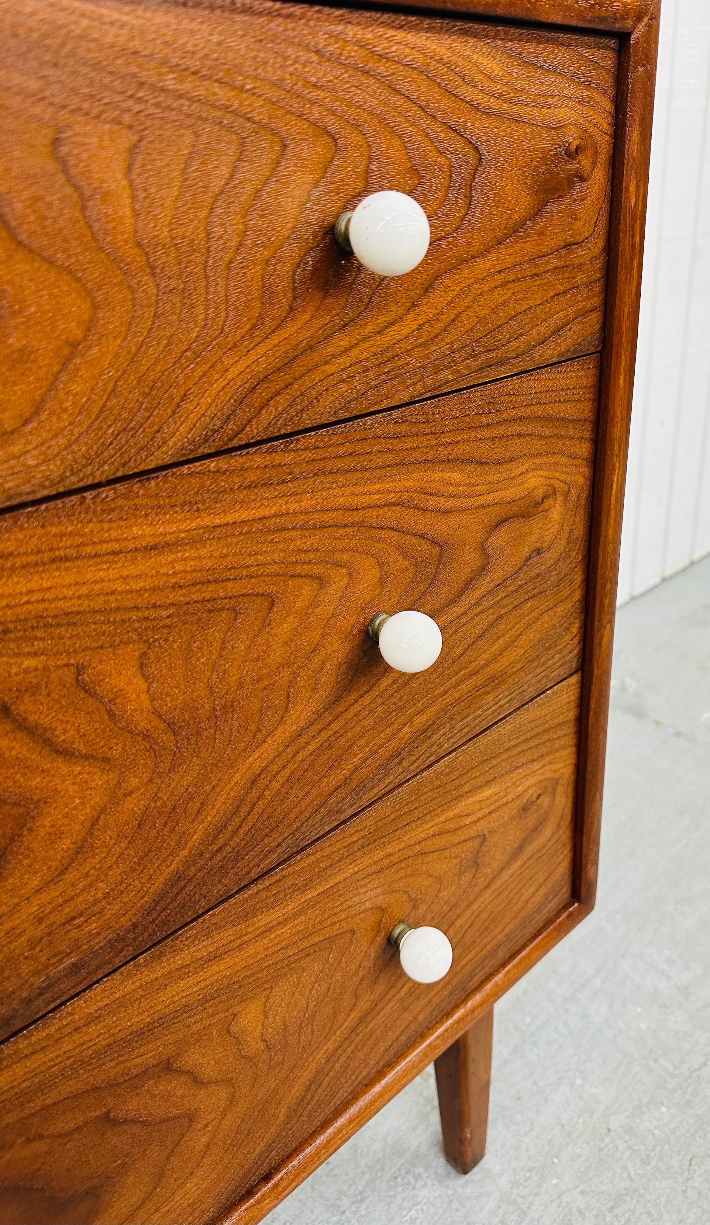 Mid-Century Modern Drexel Declaration Walnut Bachelor Chest 2