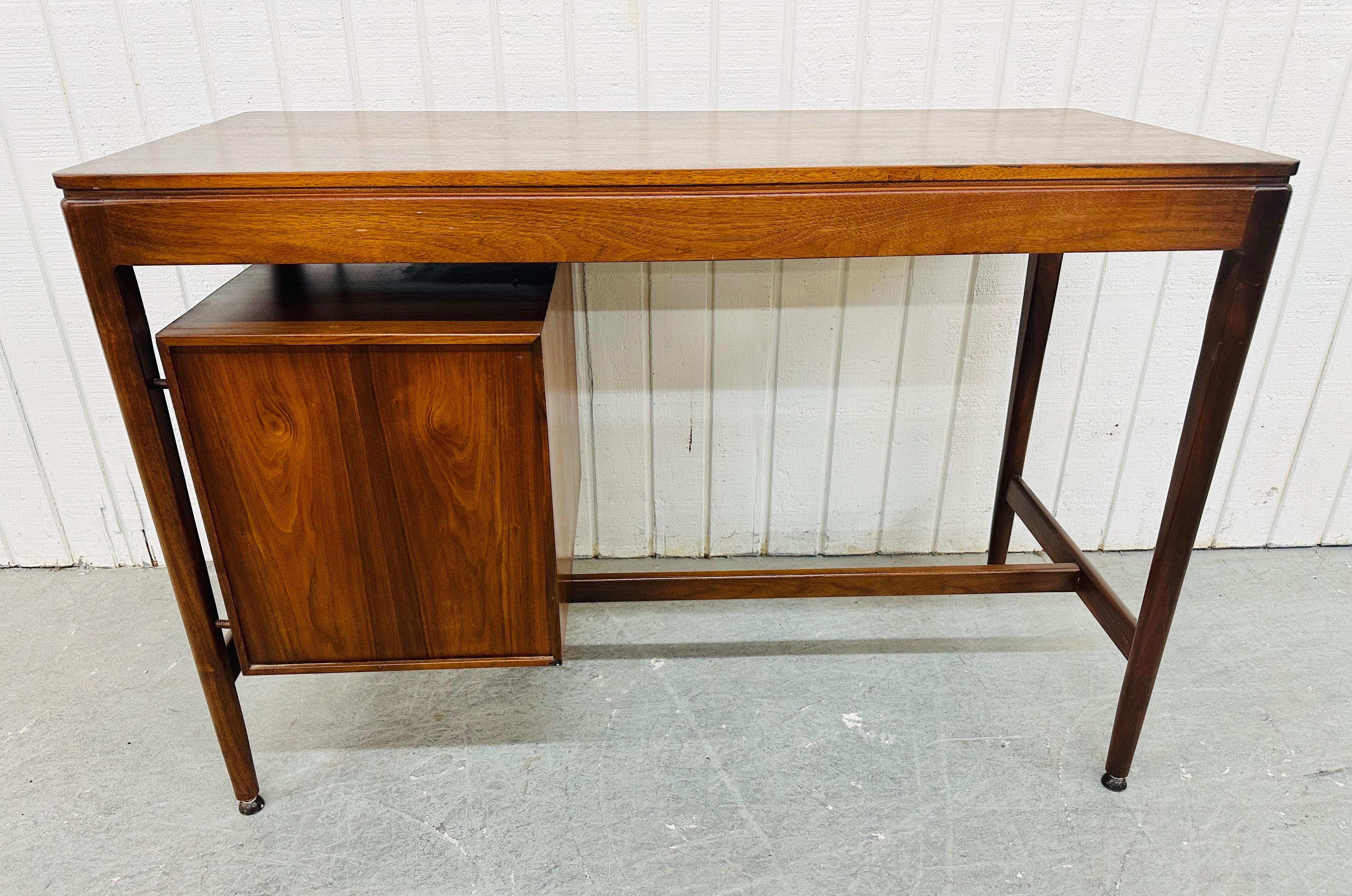 Mid-Century Modern Drexel Declaration Walnut Desk 2