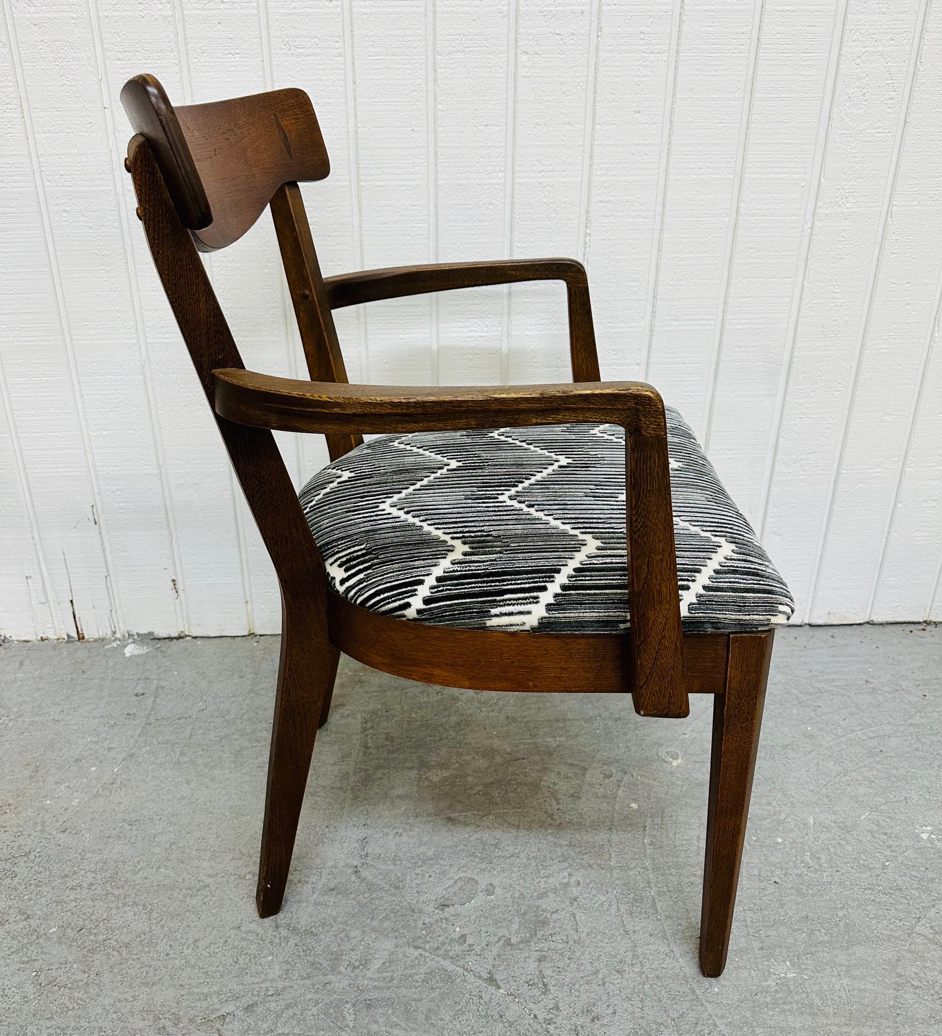 20th Century Mid-Century Modern Drexel Declaration Walnut Dining Chairs - Set of 8