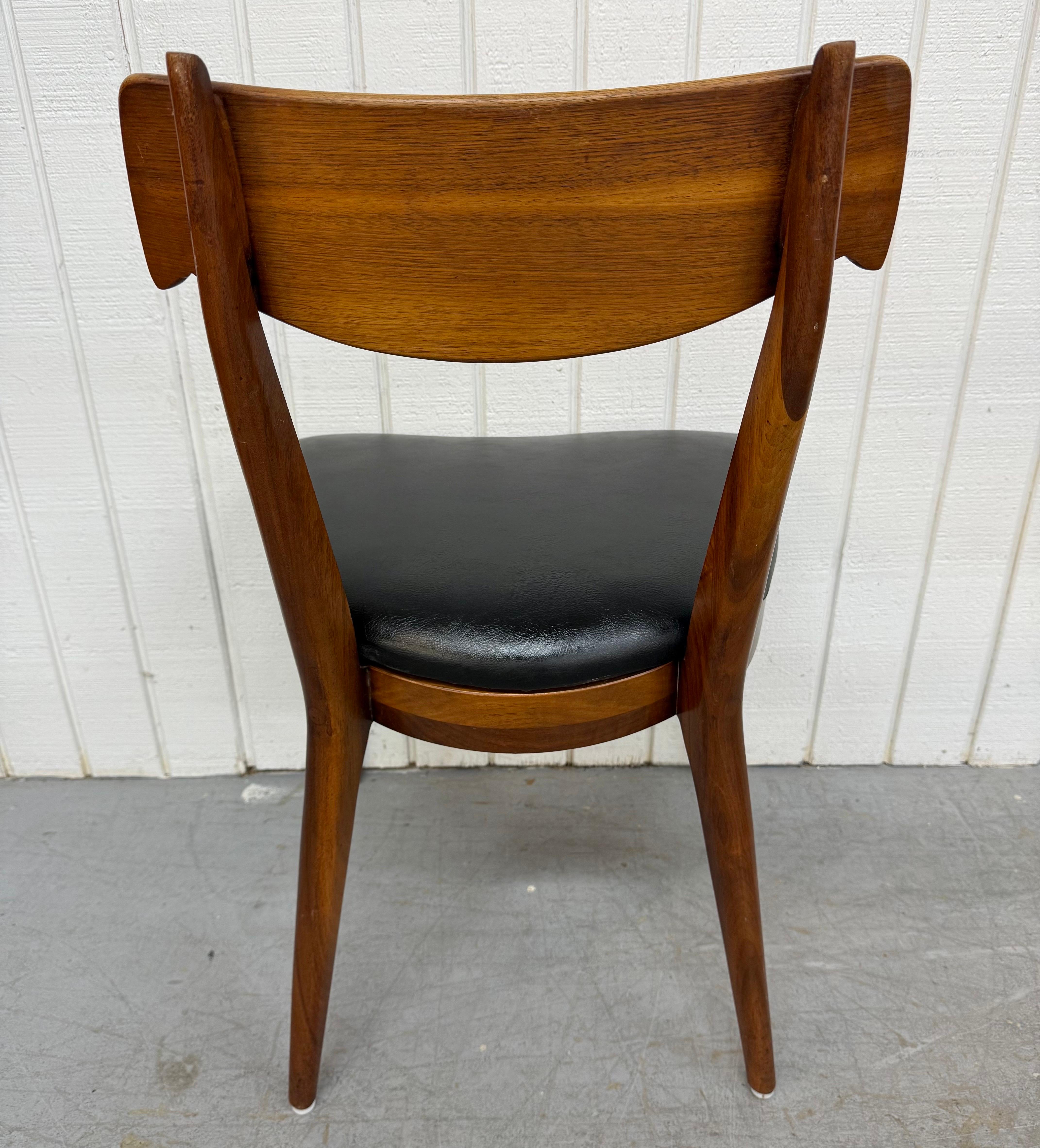Upholstery Mid-Century Modern Drexel Declaration Walnut Dining Chairs - Set of 8