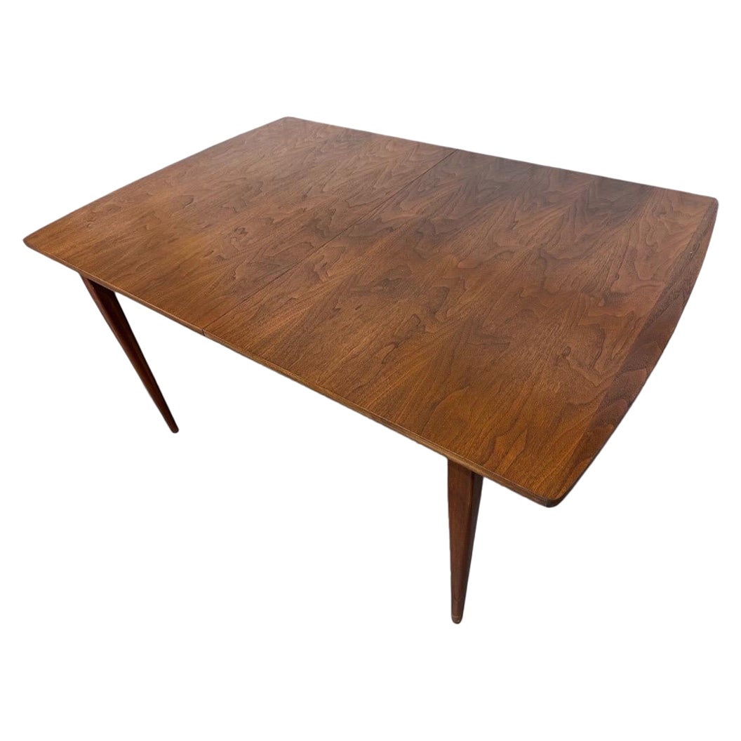 Mid-Century Modern Drexel Declaration Walnut Dining Table