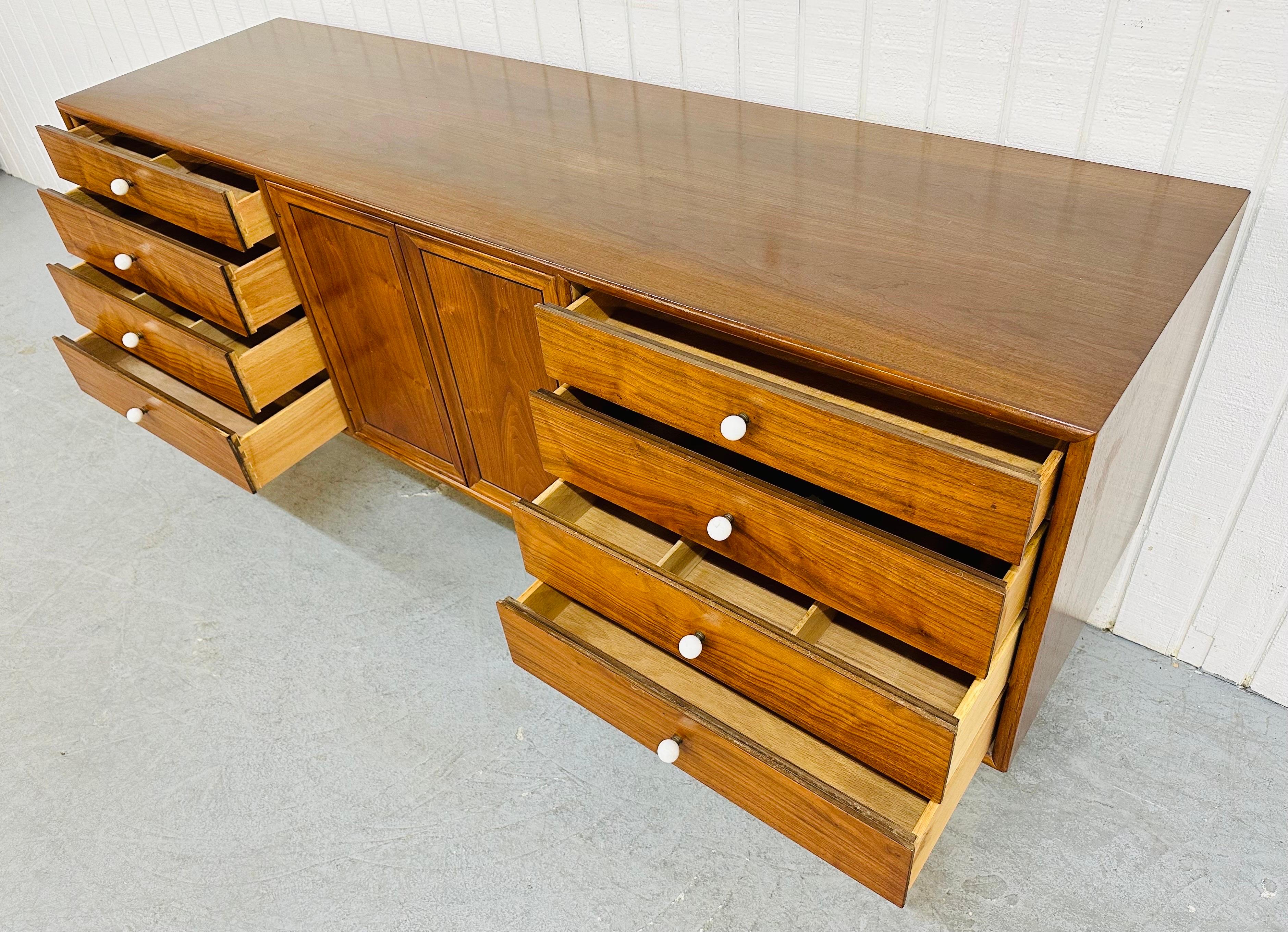 Mid-Century Modern Drexel Declaration Walnut Dresser 2