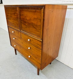 Mid-Century Modern Drexel Declaration Walnut High Chest