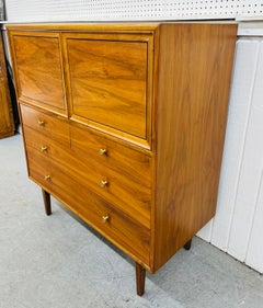 Mid-Century Modern Drexel Declaration Walnut High Chest