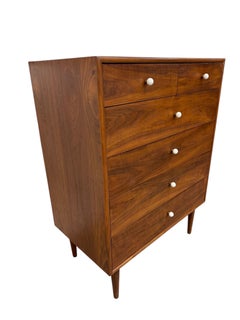 Mid-Century Modern Drexel Declaration Walnut High Chest