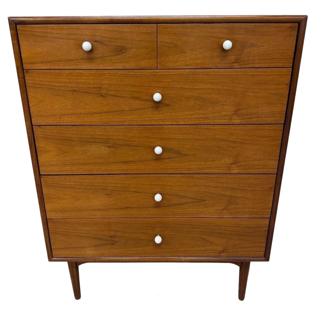 Mid-Century Modern Drexel Declaration Walnut High Chest