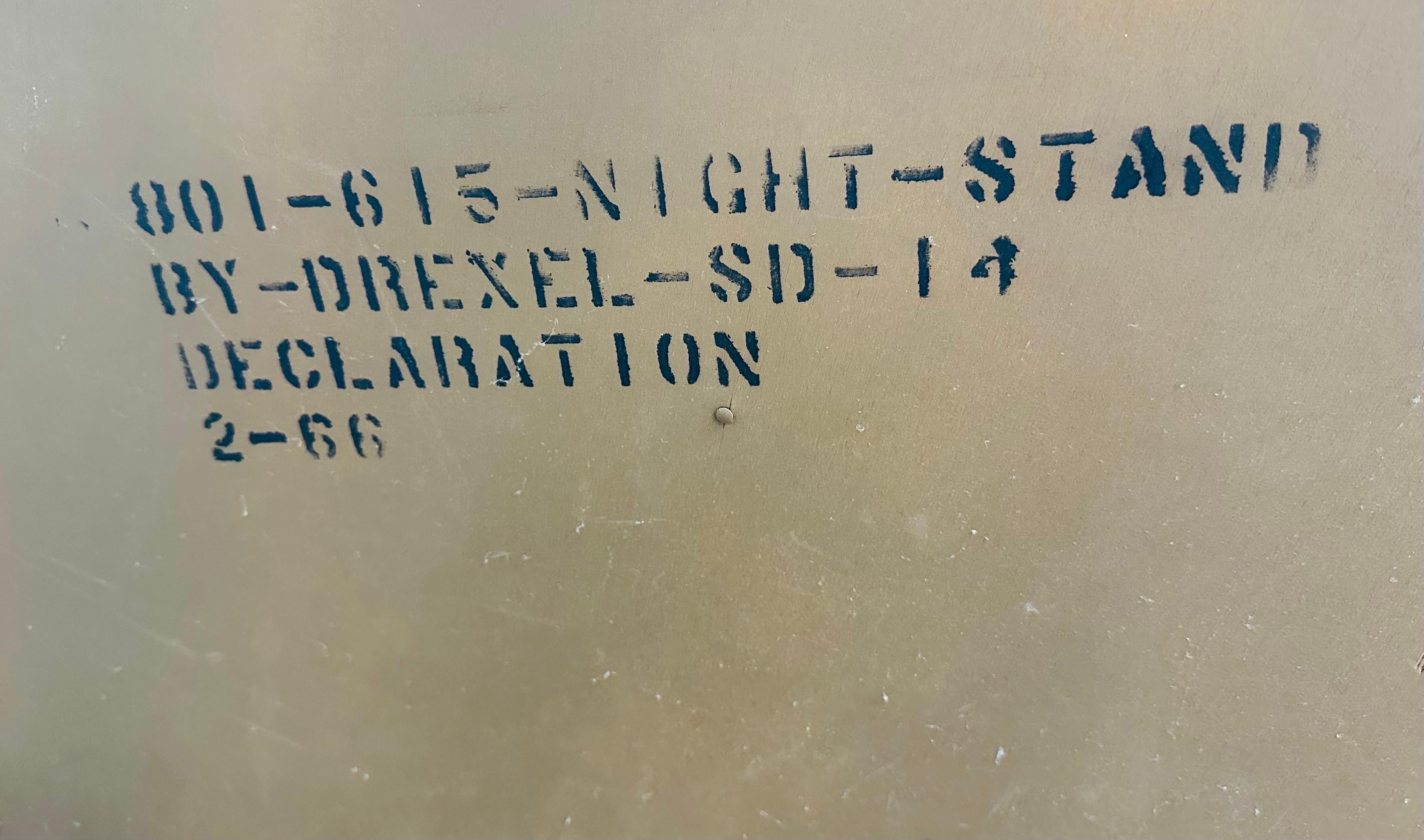 Mid-Century Modern Drexel Declaration Walnut Nightstands - Set of 2 3