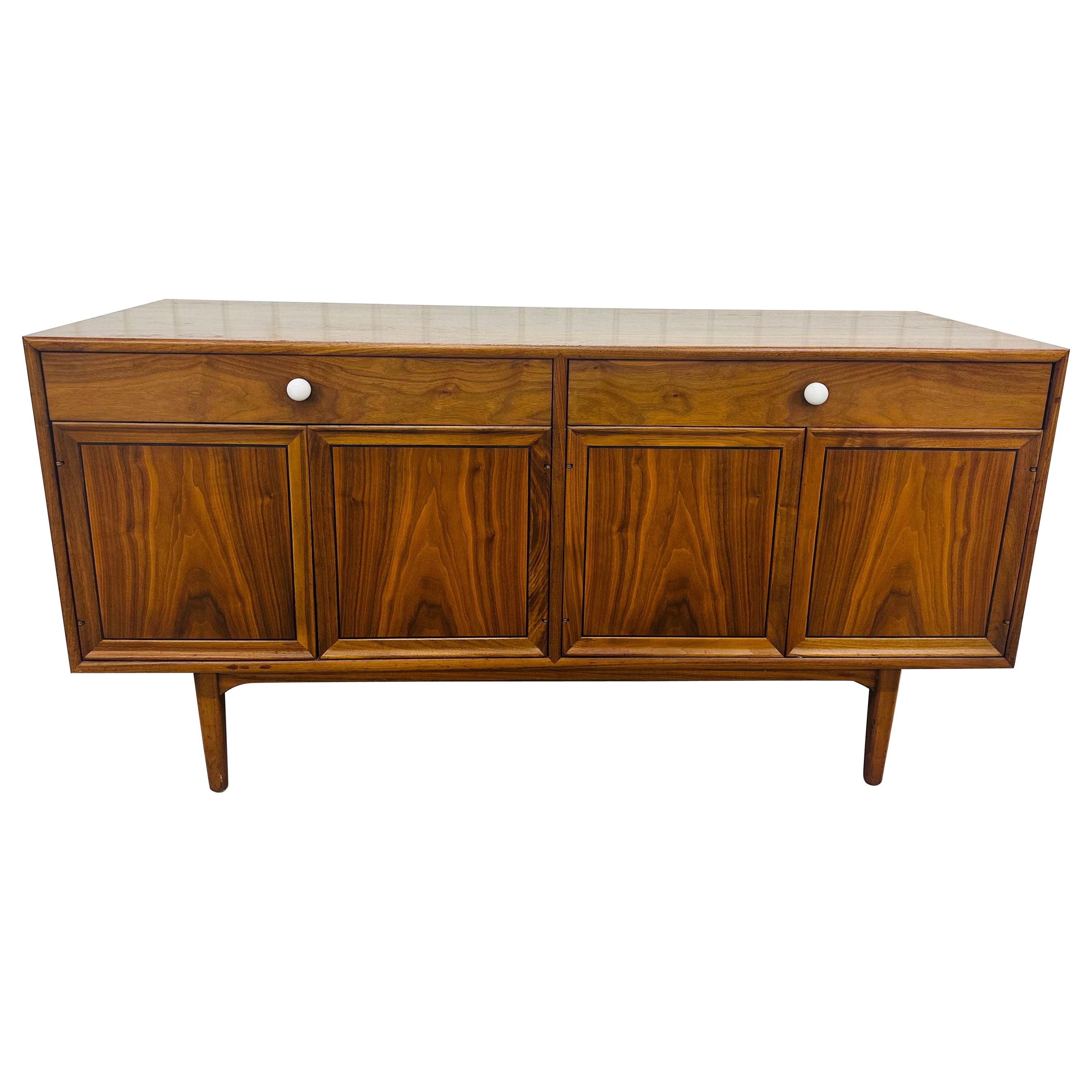 Mid-Century Modern Drexel Declaration Walnut Sideboard