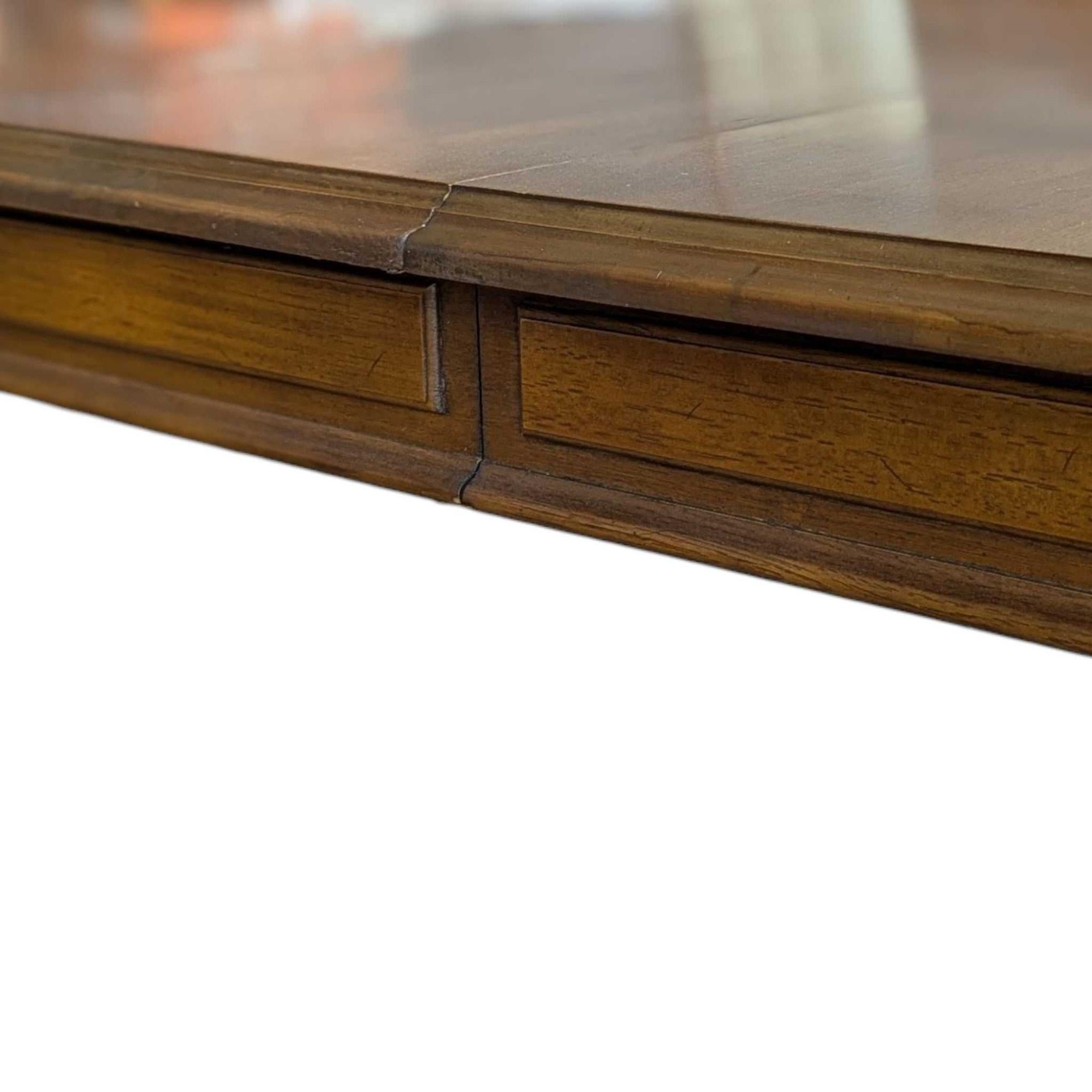 XX secolo Mid-Century Modern Drexel Esperanto Walnut Oval Extension Dining Table in vendita