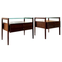 Mid-Century Modern Drexel Parallel Nightstands