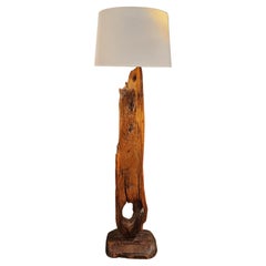 Mid Century Modern Driftwood Floorlamp