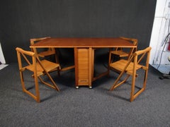 Ensemble de salle à manger à abattant moderne du milieu du siècle dernier