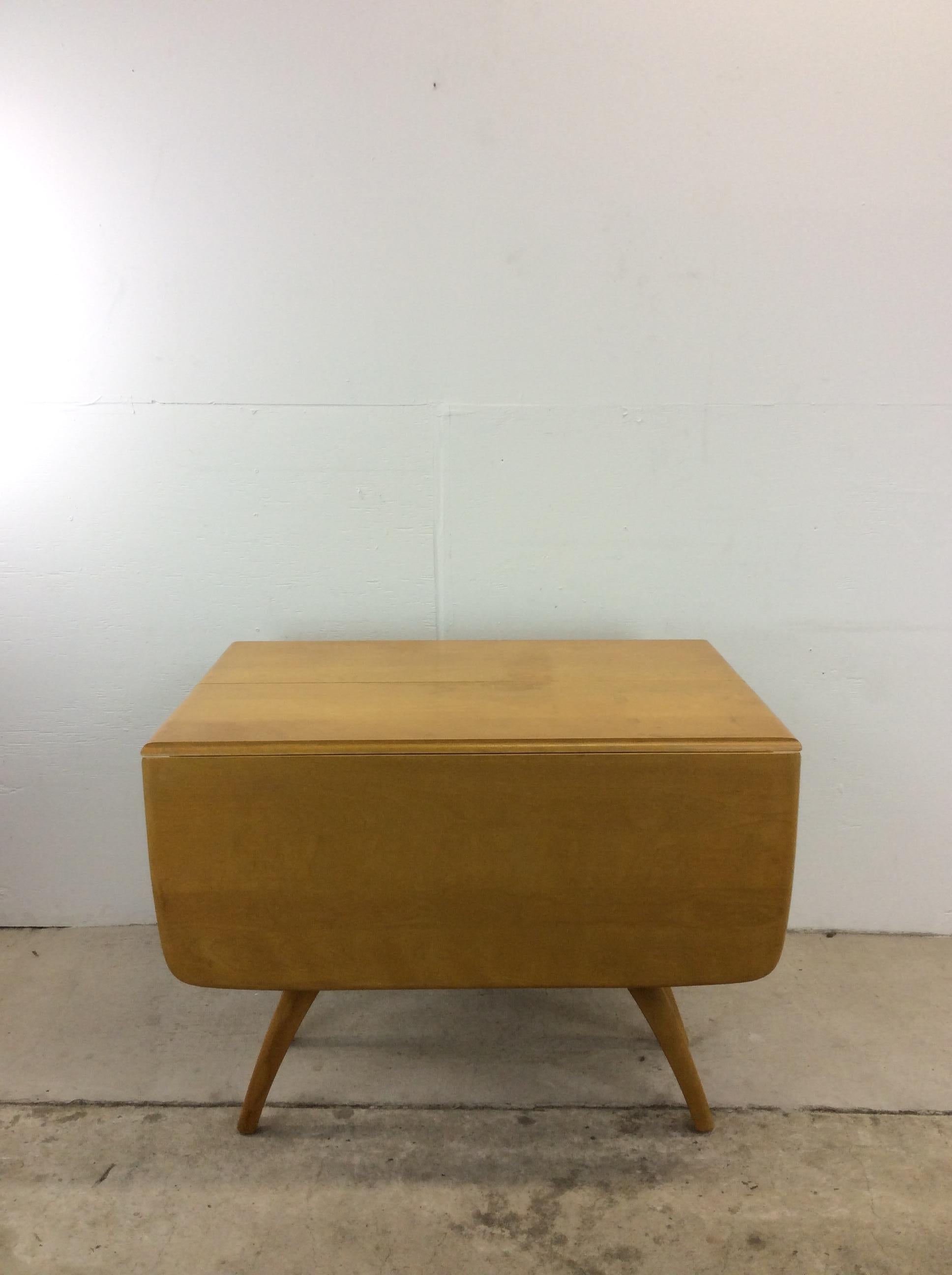 Mid-Century Modern Mid Century Modern Drop Leaf Dining Table by Heywood Wakefield For Sale