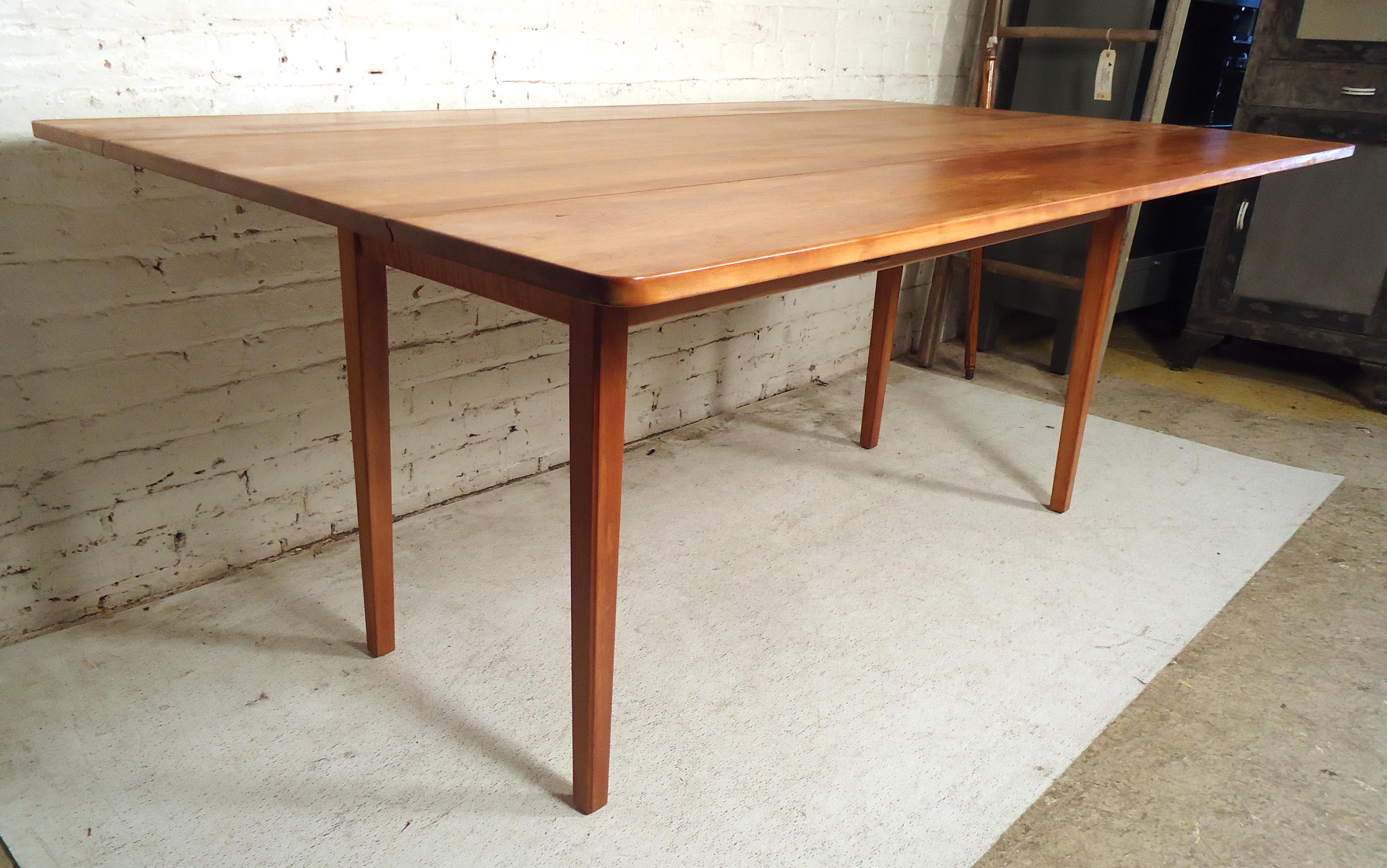 Mid-Century Modern Drop Leaf Table 4