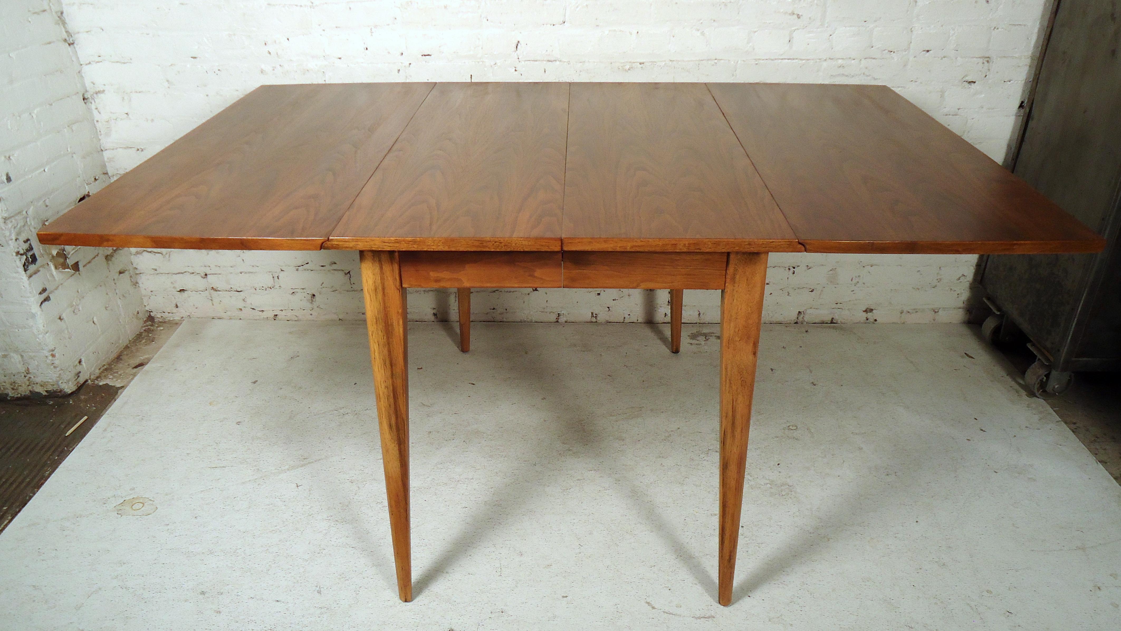 mid century drop leaf table