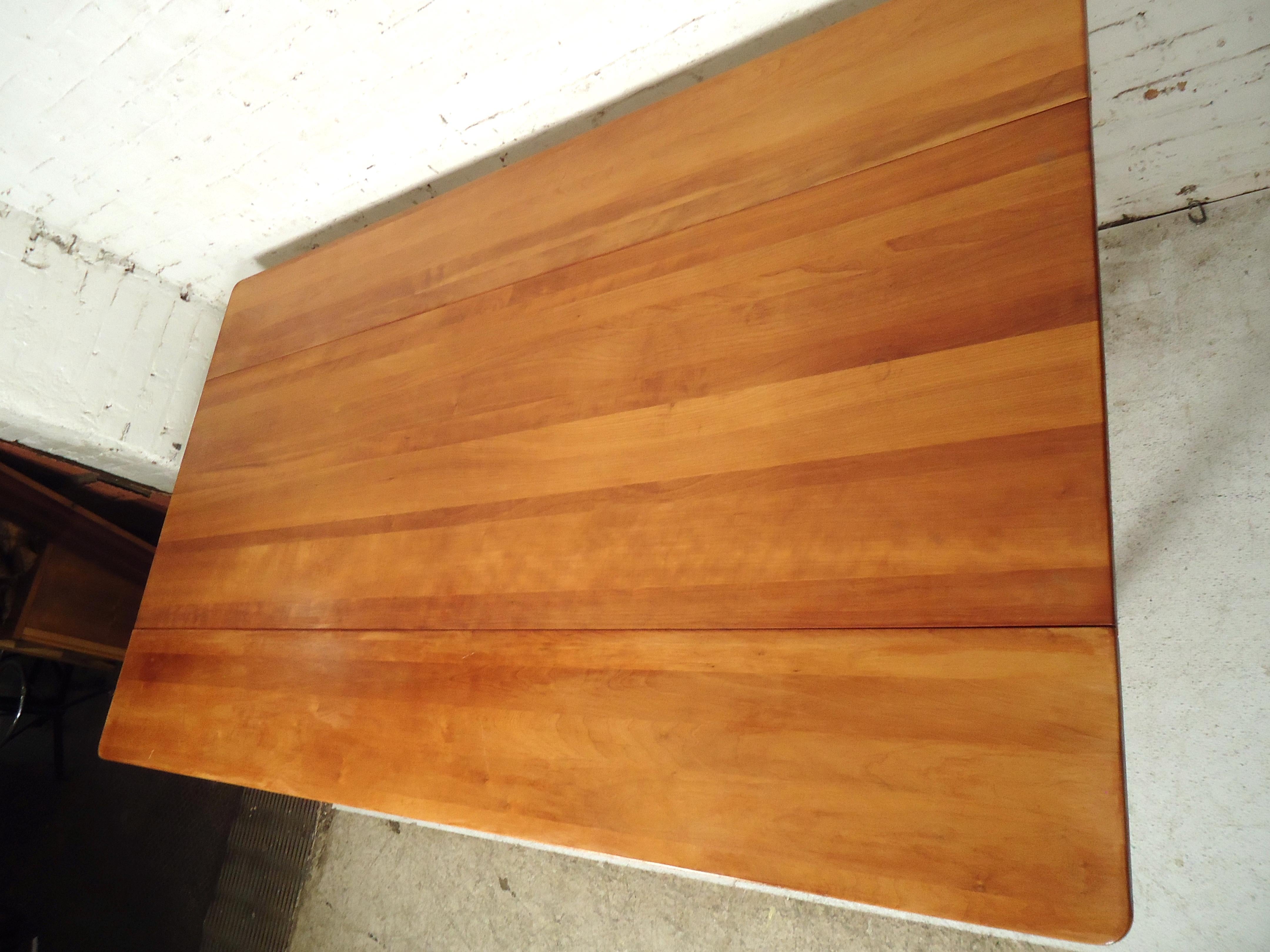 Mid-Century Modern Drop Leaf Table 2
