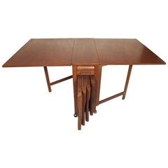 Mid-Century Modern Drop-Leaf Table