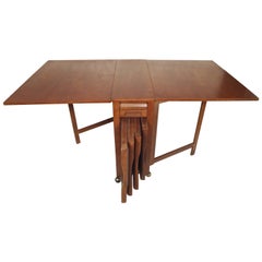 Table à abattant moderne du milieu du siècle