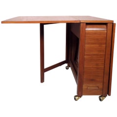 Mid-Century Modern Drop-Leaf Table