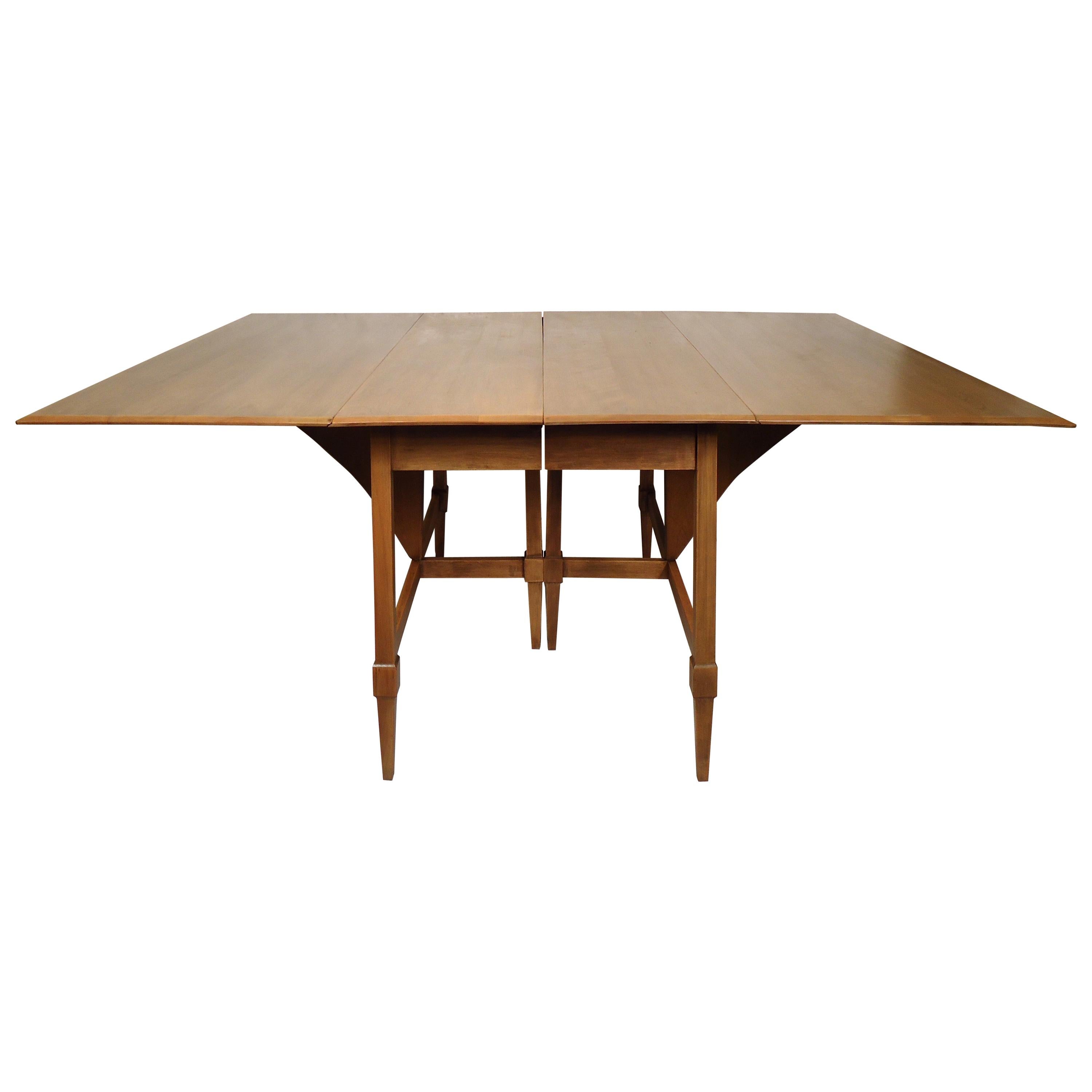 Mid-Century Modern Drop Leaf Table