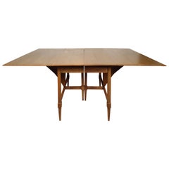 Mid-Century Modern Drop Leaf Table