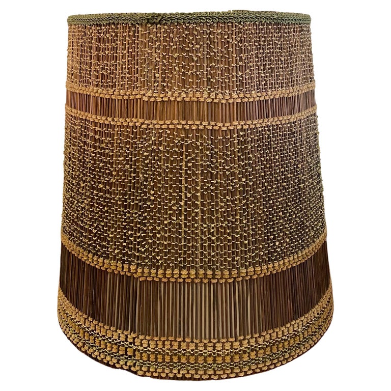 Mid Century Modern Drum Cylinder Lamp, Contemporary Drum Lamp Shades