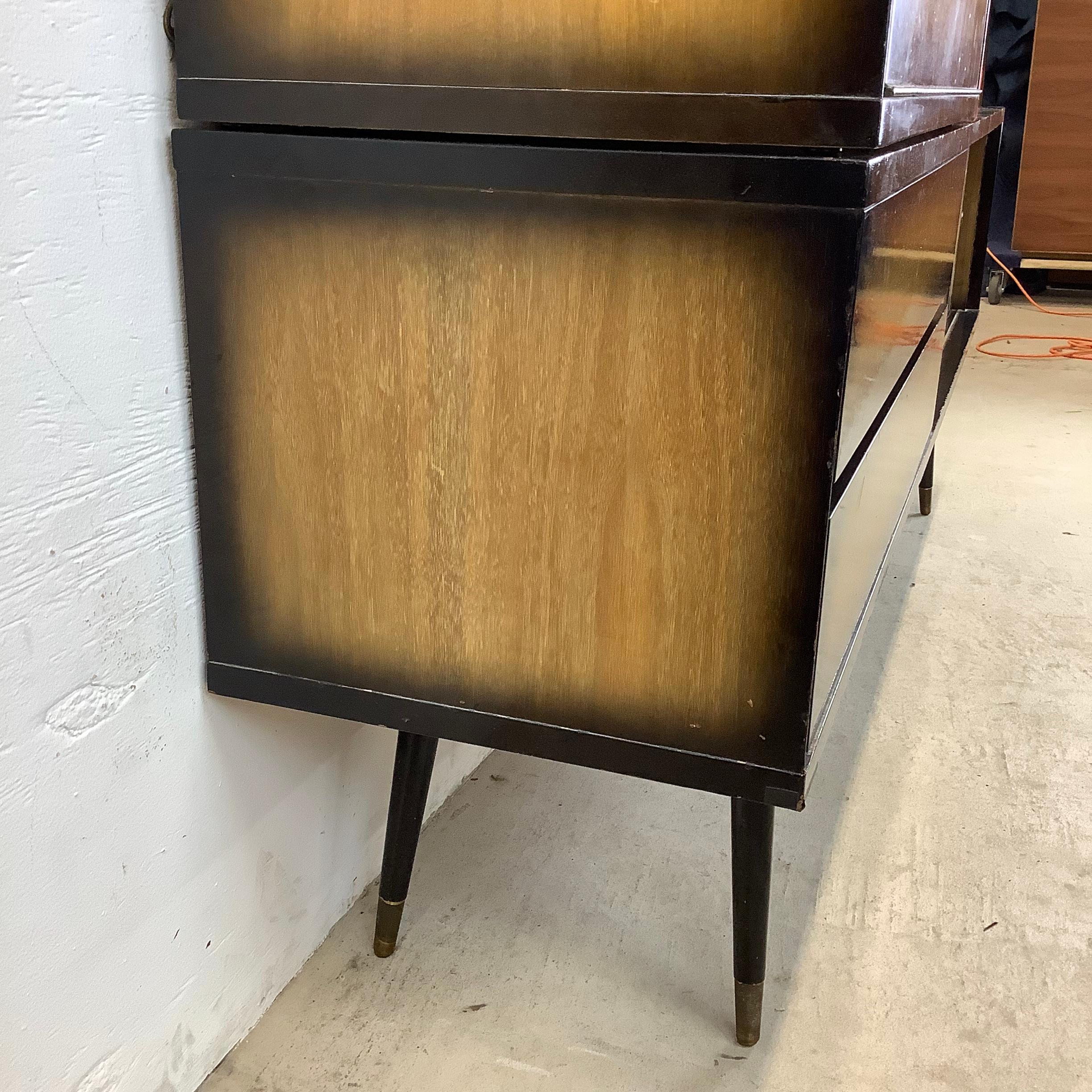 Mid-Century Modern Dry Bar Cabinet 12