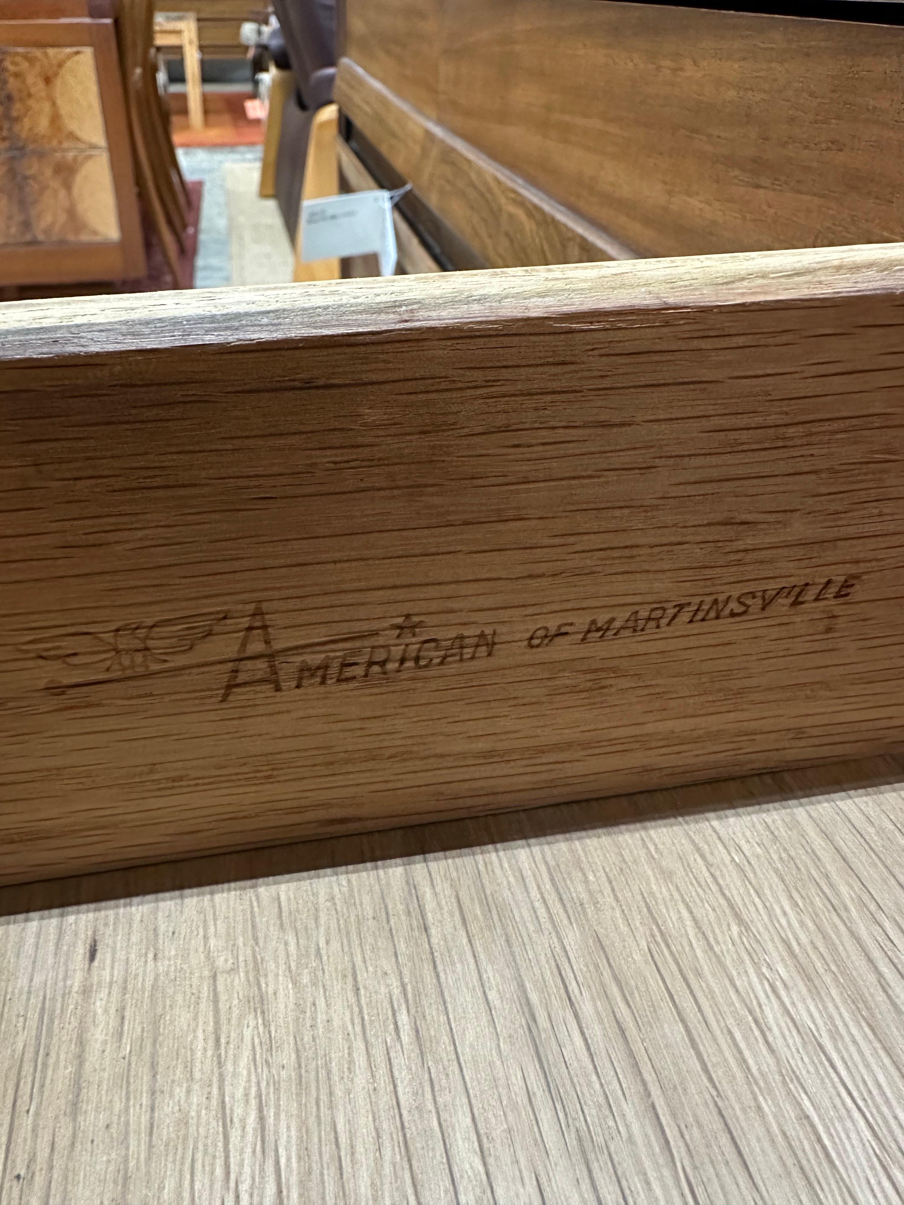 Mid Century Modern Dry Bar Display Cabinet by American of Martinsville 4