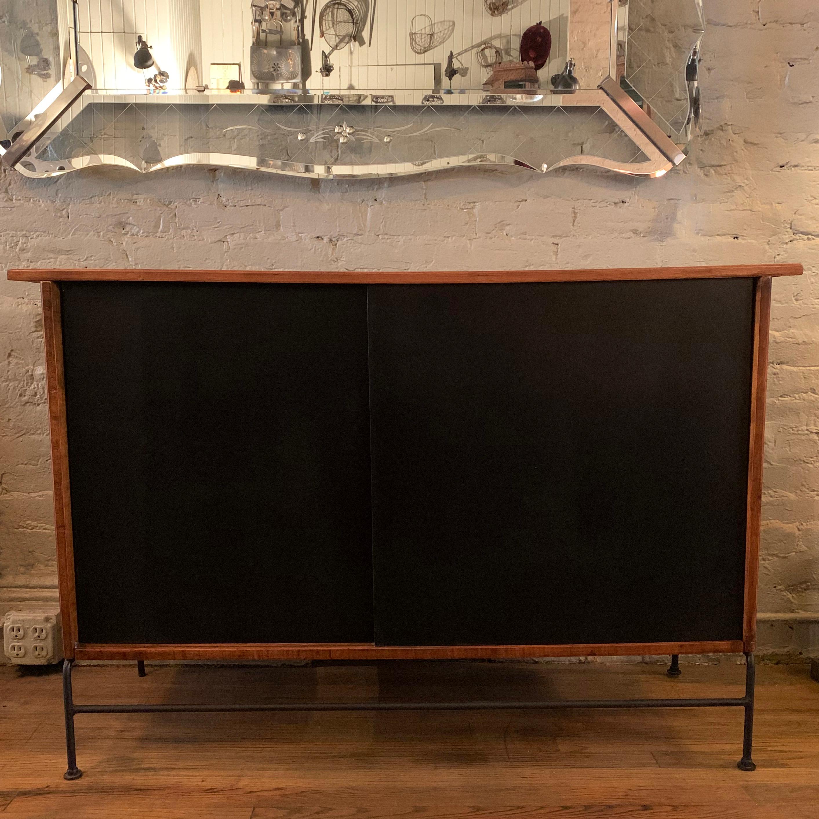 American Mid-Century Modern Dry Bar Sideboard by Arthur Umanoff