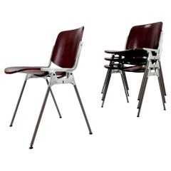 Mid-Century Modern DSC Chairs by Giancarlo Piretti for Castelli/ Anonima 1970