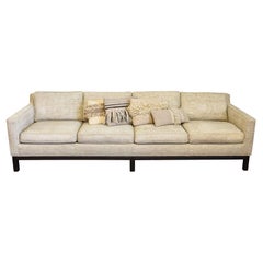 Retro Mid Century Modern Dunbar Cream 8ft Sofa