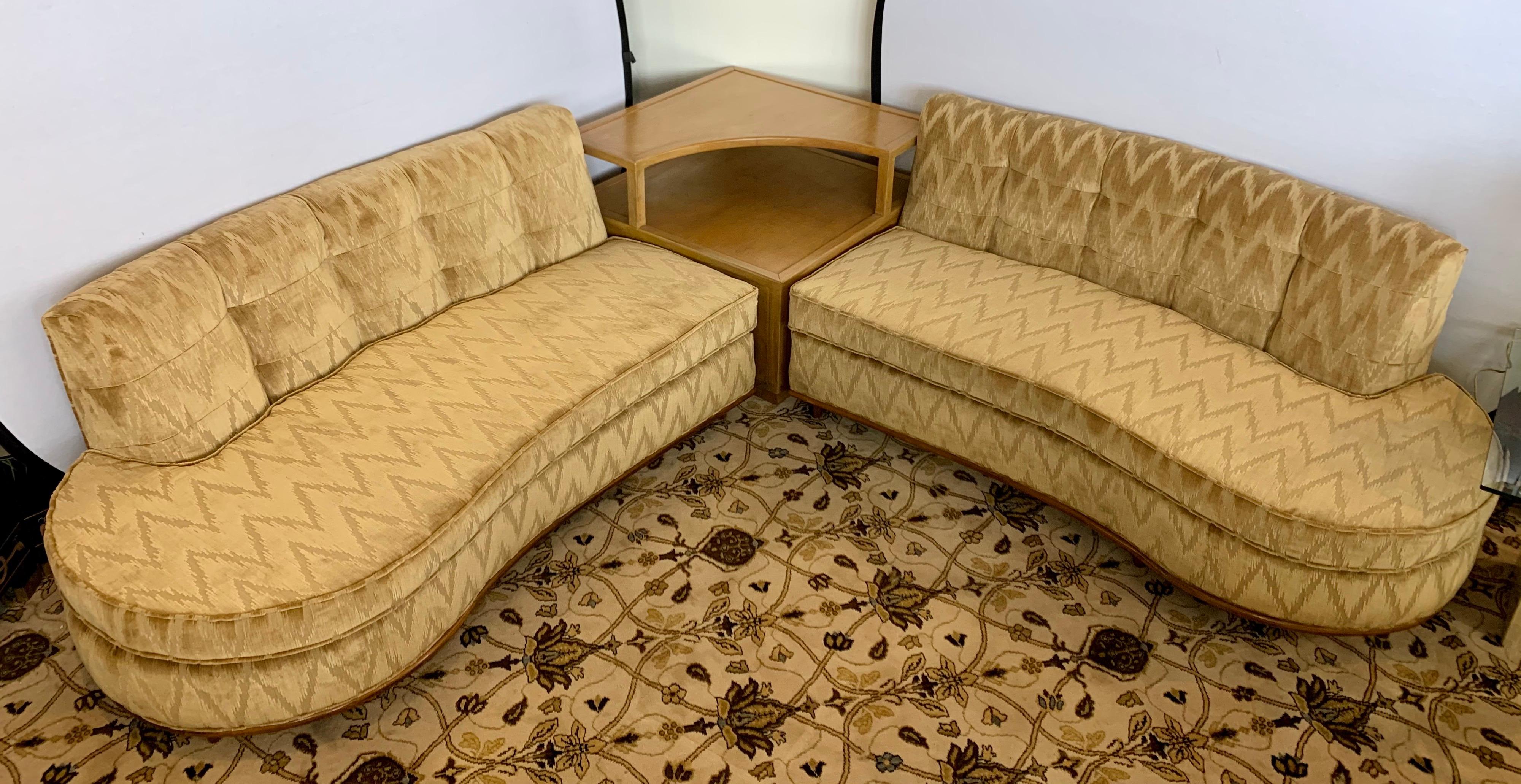 Mid-Century Modern Dunbar E. Wormley 3PC Sectional Sofa with Rare Corner Unit 7