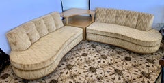 Mid-Century Modern Dunbar E. Wormley 3PC Sectional Sofa with Rare Corner Unit