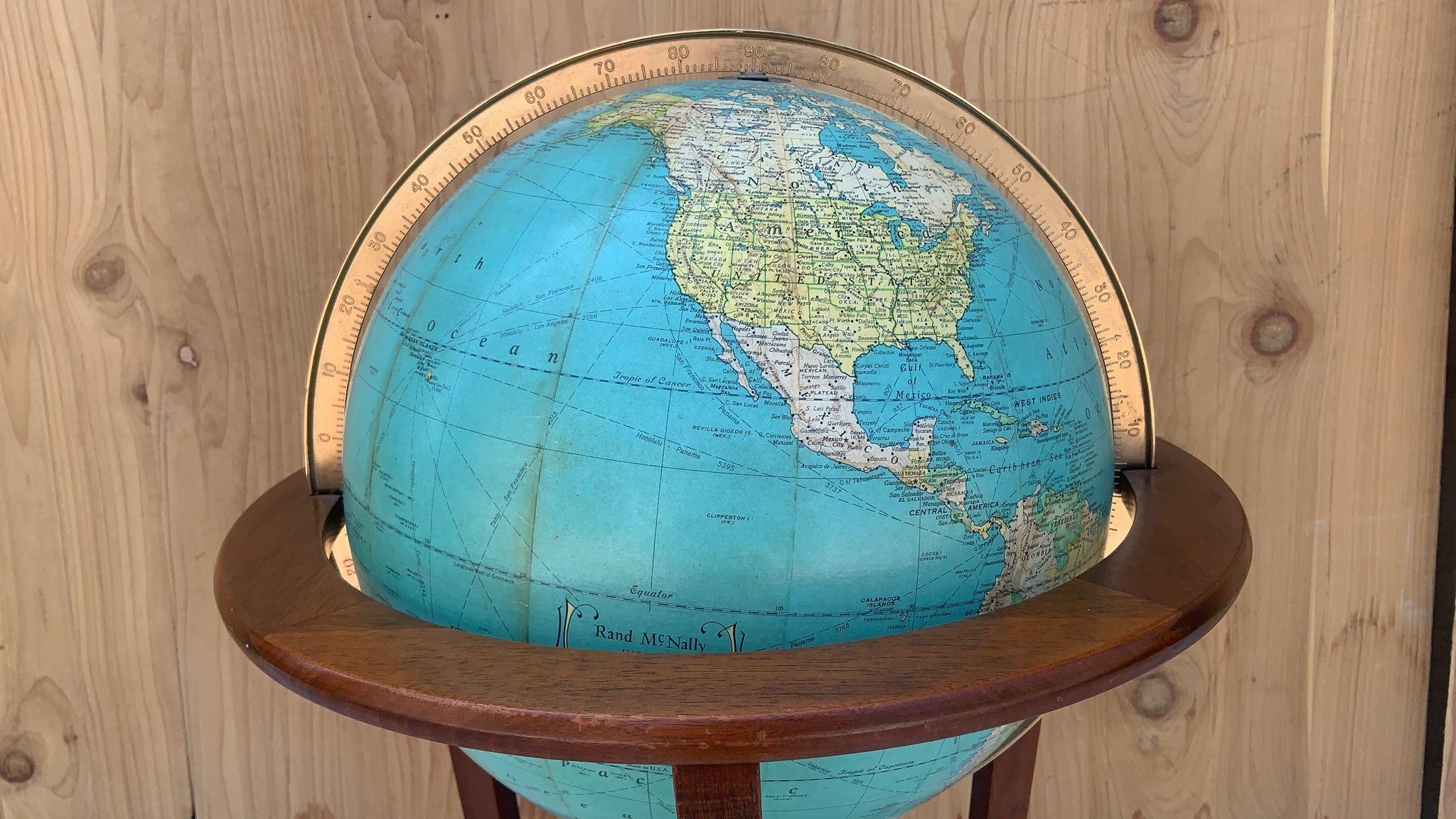 mid century globe