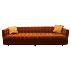 Mid Century Modern Dunbar Probber Attributed Tufted Party Sofa