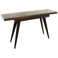 Mid-Century Modern Dunbar-Style Flip-Top Table or Console