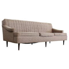 Mid-Century Modern Dunbar Style Sofa on Pencil Legs