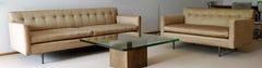Mid-Century Modern Dunbar Tufted Sofa & Loveseat Set, 1960s