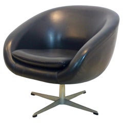 Vintage Mid-Century Modern Dutch Design Swivel Chair, 1965