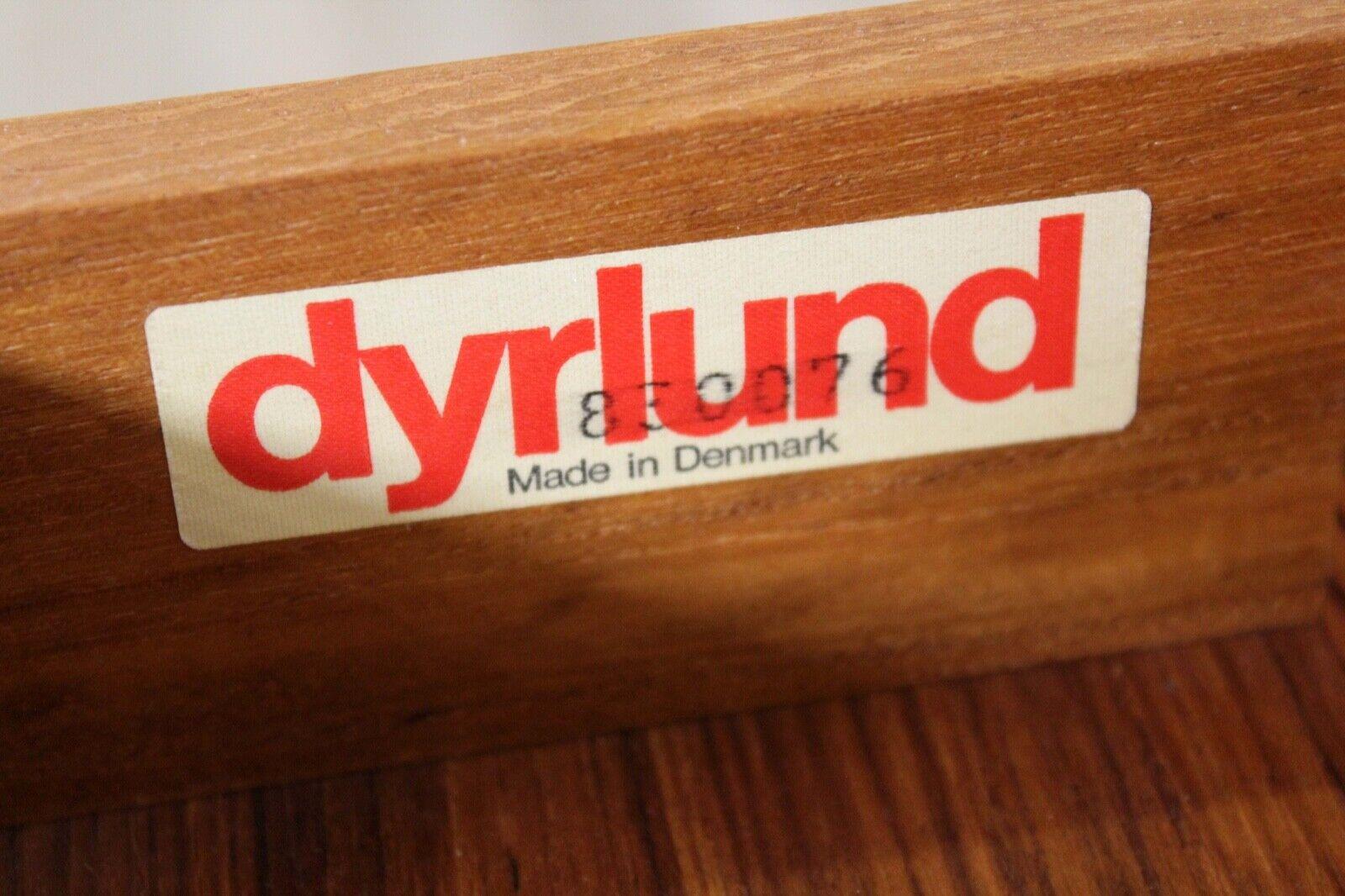 Mid-Century Modern Dyrlund Denmark Teak Media Console Credenza, 1960s 8