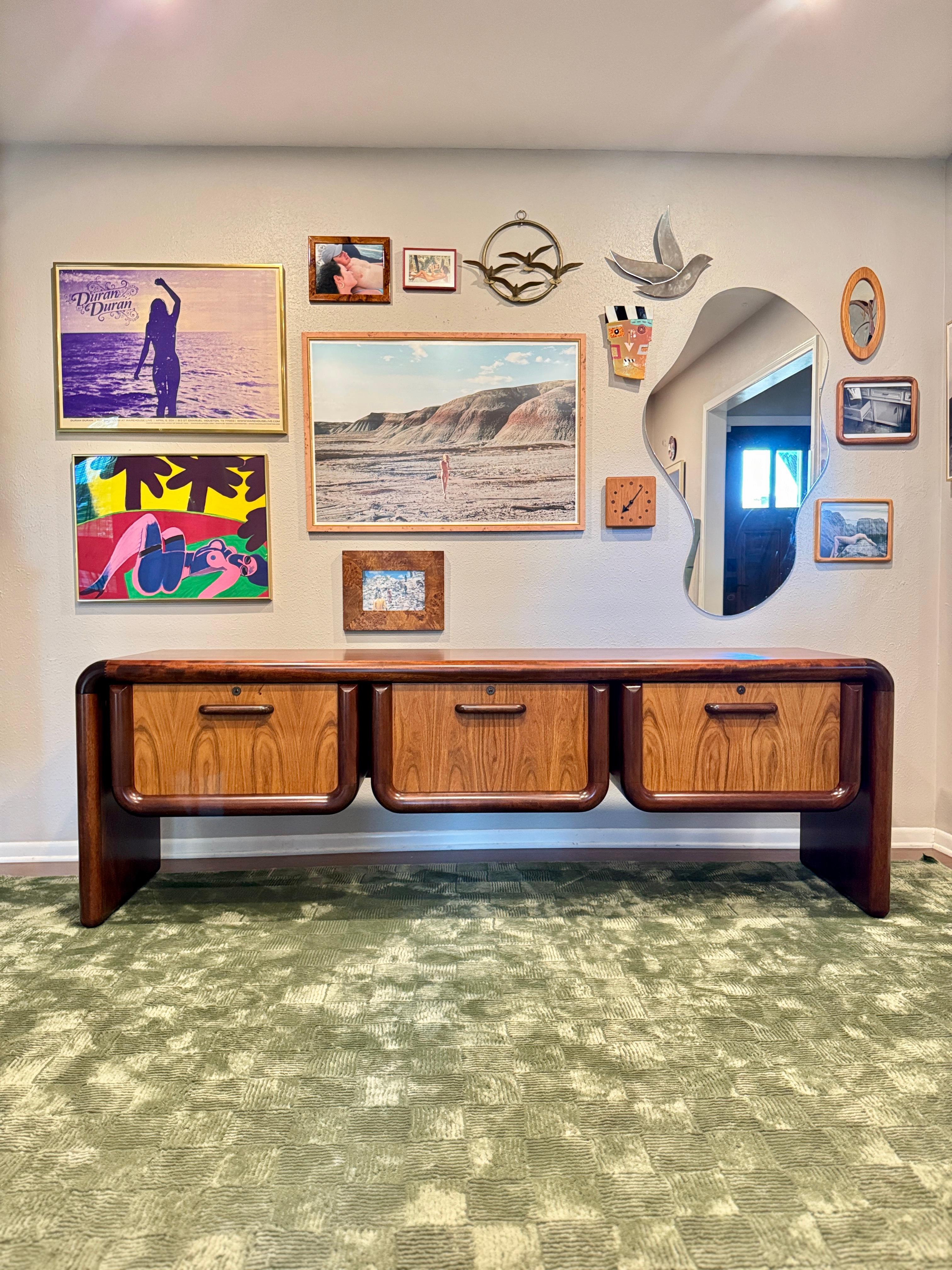 Mid century modern Dyrlund “Supreme” credenza in rosewood, circa 1970s 5