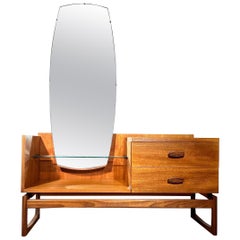 Mid-Century Modern E Gomme G Plan Quadrille Teak Dressing Table