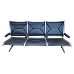 Mid-Century Modern Eames 3 Tandem Sling Airport Bench for Herman Miller