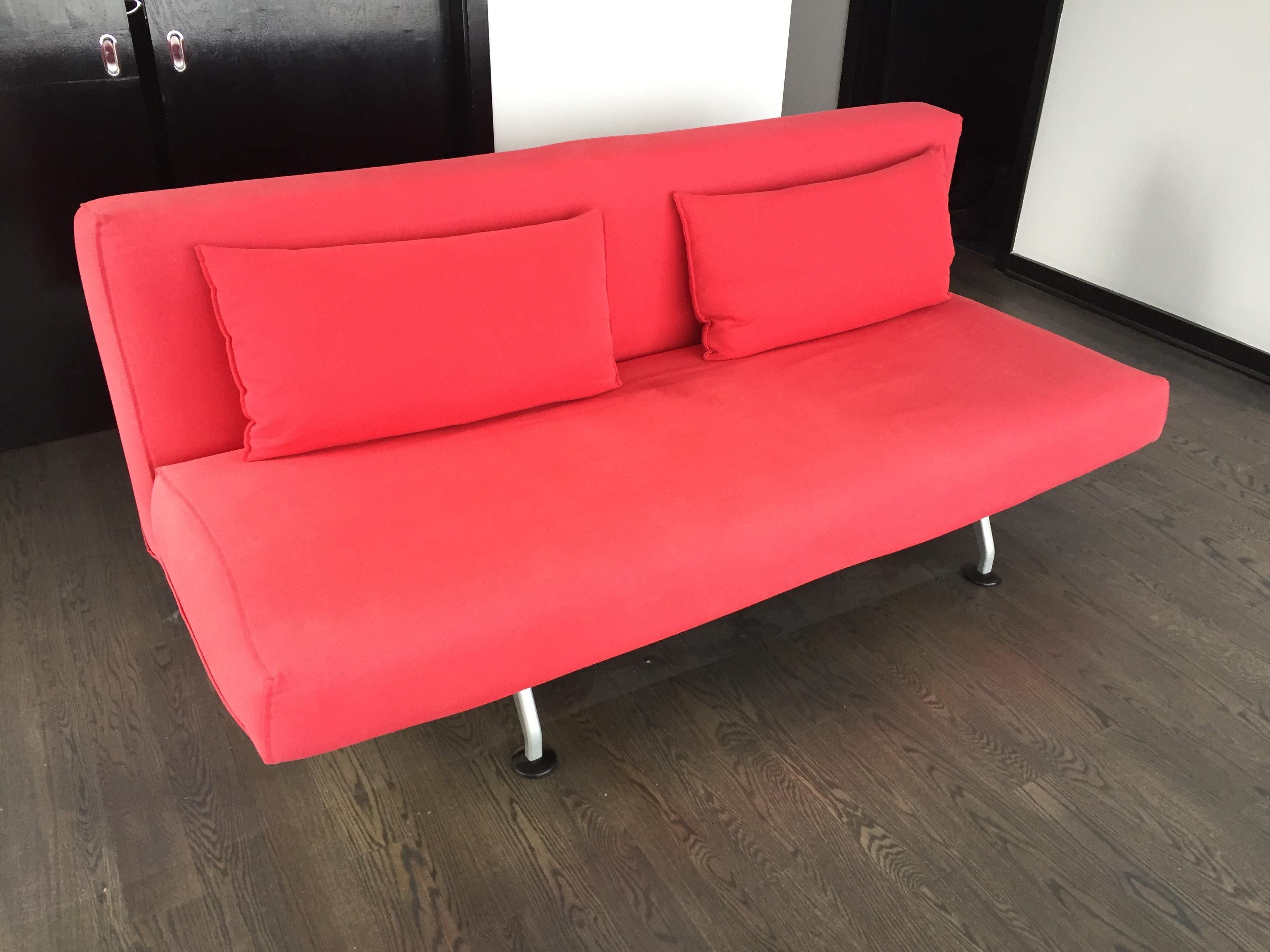Contemporary Mid-Century Modern Eames Design Within Reach Sliding Sofa For Sale