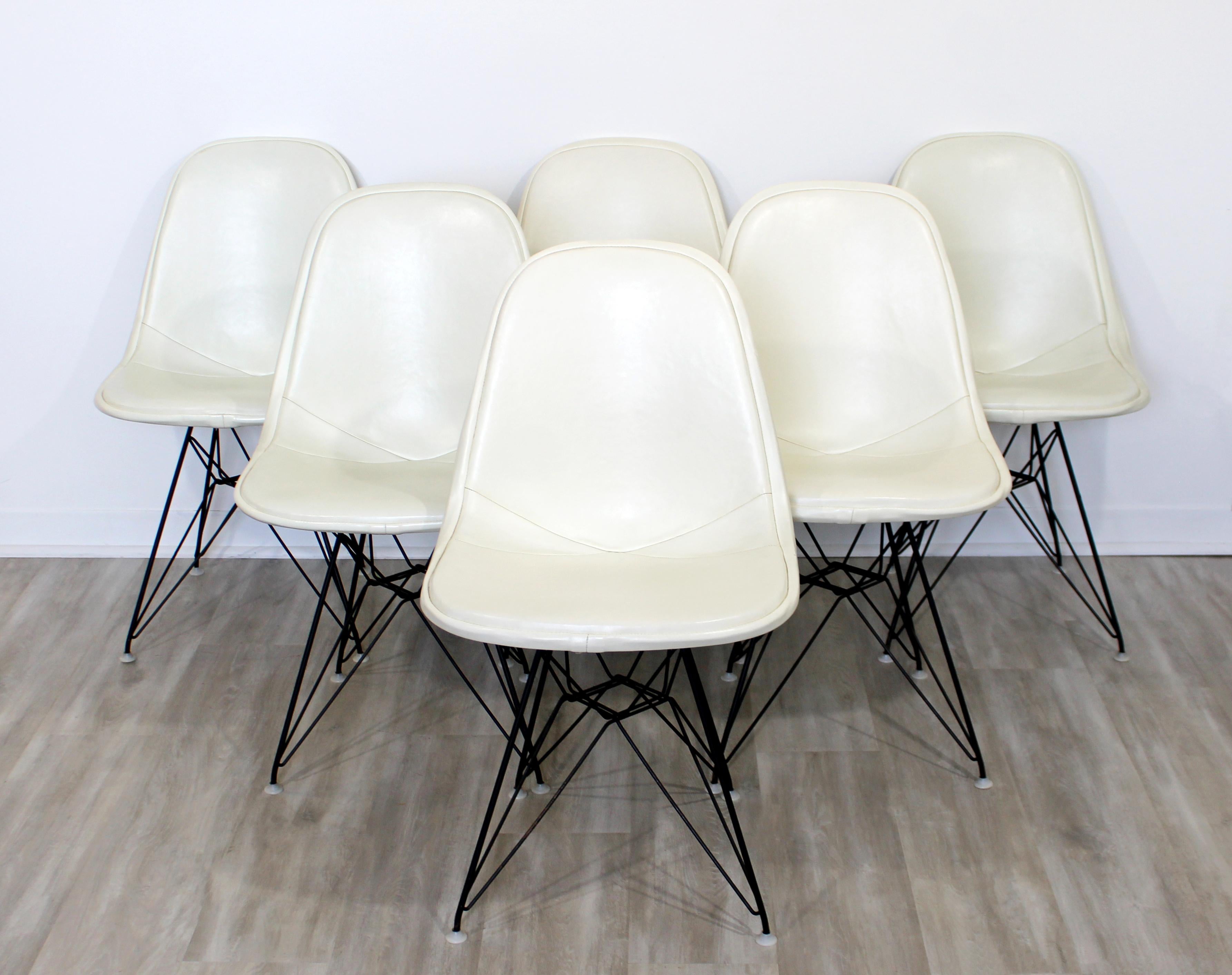 For your consideration is a spectacular set of six DKR side chairs, with 